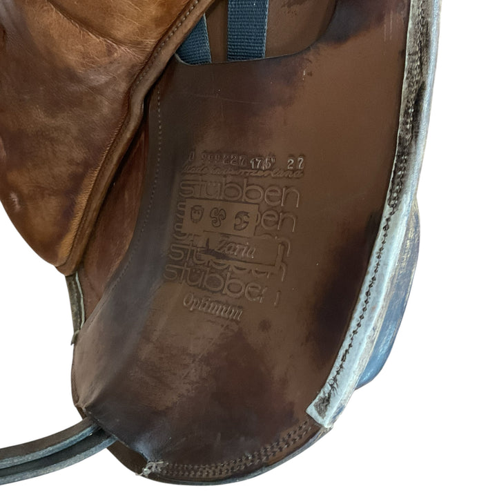 17.5" Stubben Zaria Optimum 27cm Narrow Used Hunter/Jumper Saddle - H