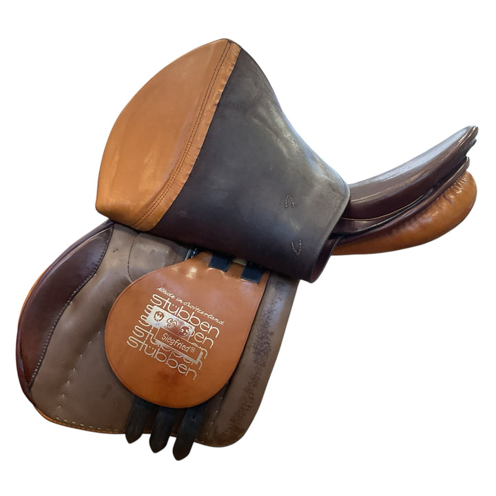 17" Stubben Siegfried 31cm Med/Wide Used All Purpose Saddle - H