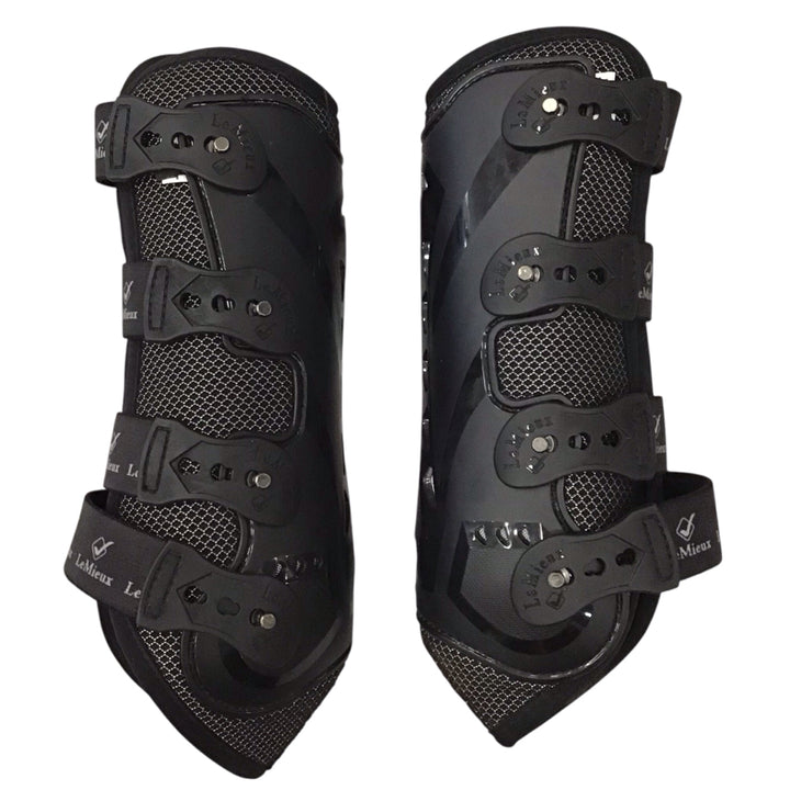 LeMieux Large Open Front Tendon Boot Black Used - H