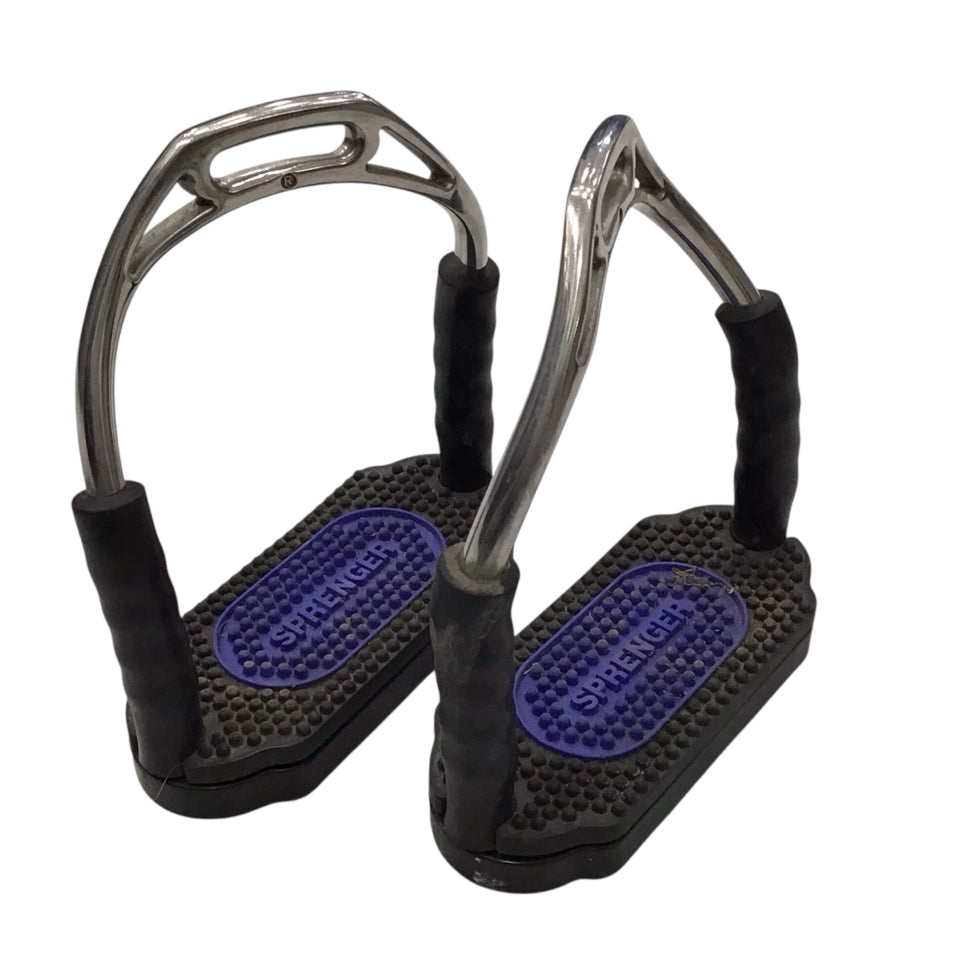 Herm Sprenger 4.5" 4-F Bow Balance Stirrup Iron Used - H