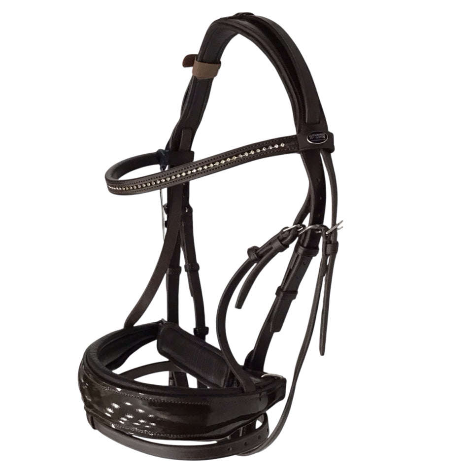 Passier Trense by Ingrid Klimke Dressage Bridle Brown Cob New - H