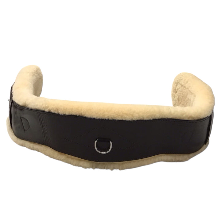 Exion Pro Anatomical Dressage Girth w/ Sheepskin Padding Brown Like New - H