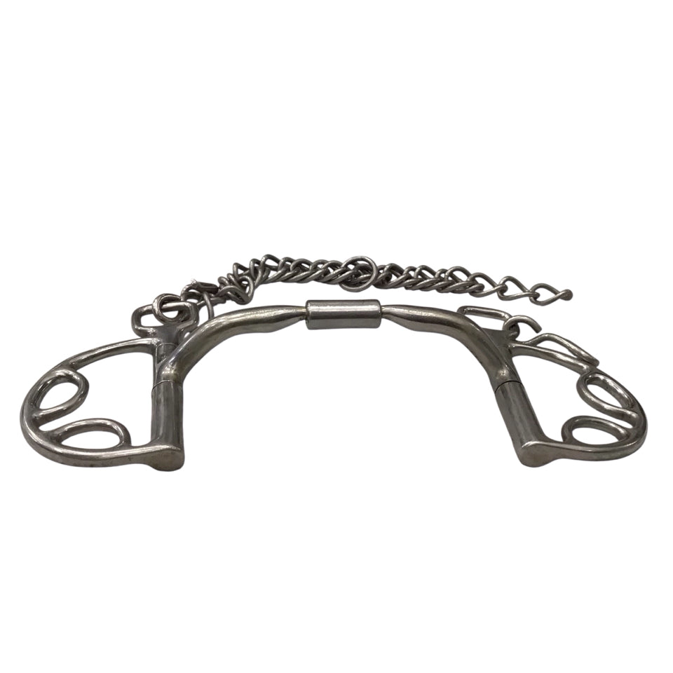 Myler 5" Comfort Roller Kimberwick Bit Used - H