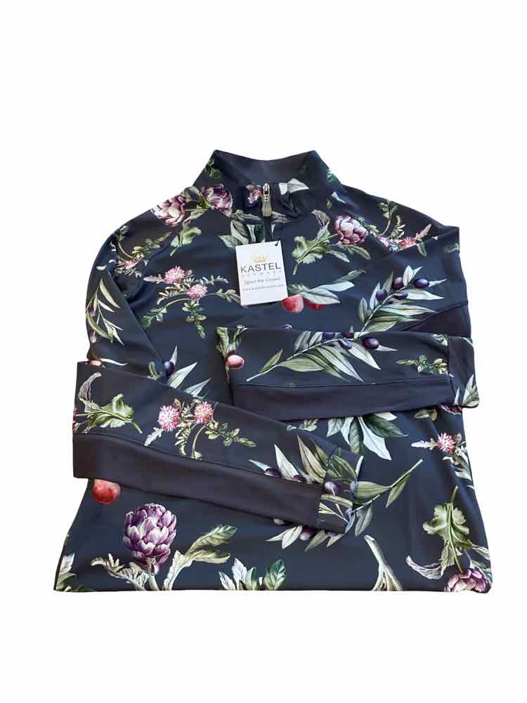 NEW ladies grey print sun shirt B
