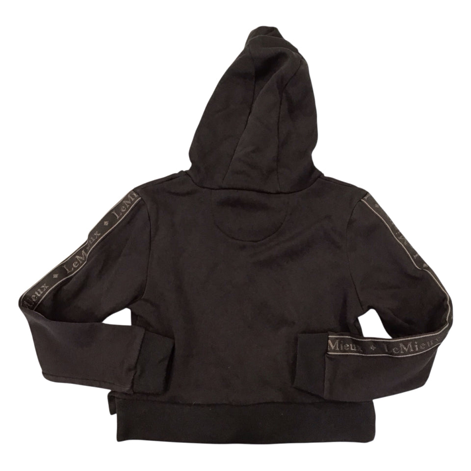 LeMieux Child 9/10 Long Sleeve Hooded Sweatshirt Brown Used - H