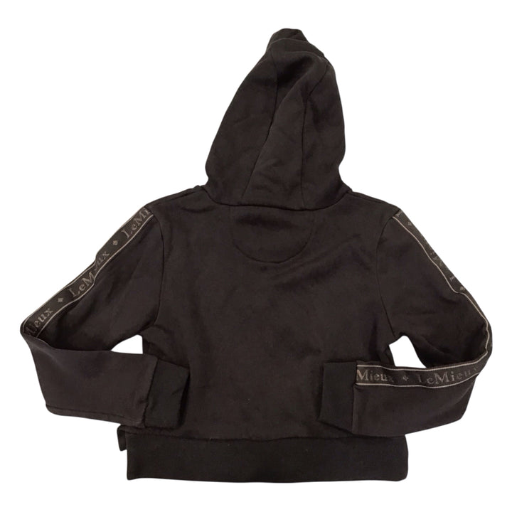LeMieux Child 9/10 Long Sleeve Hooded Sweatshirt Brown Used - H