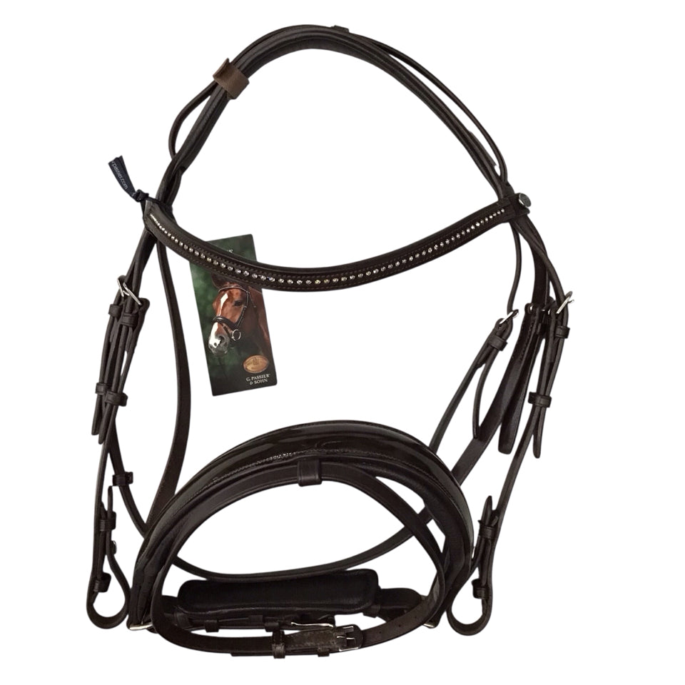 Passier Trense by Ingrid Klimke Dressage Bridle Brown Cob New - H