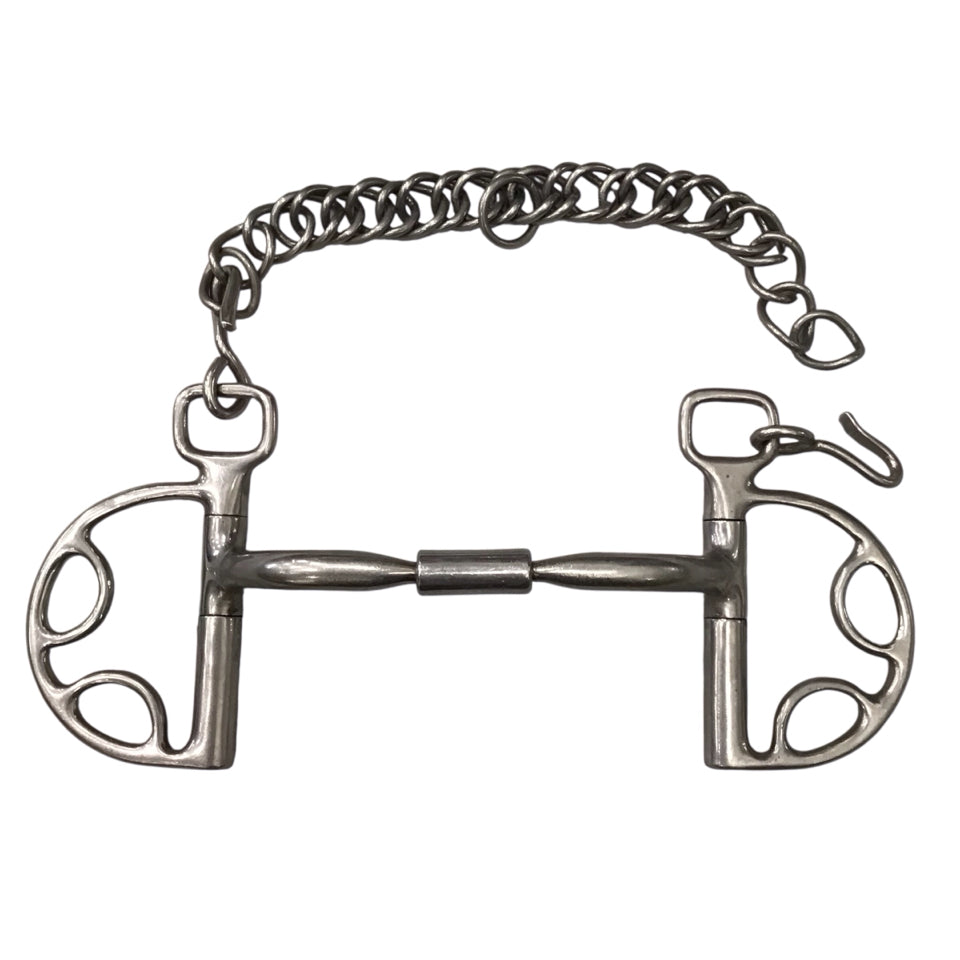 Myler 5" Comfort Roller Kimberwick Bit Used - H