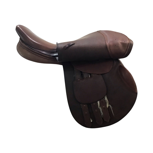 17.5" Camelot Wide Tree Used Close Contact Saddle - C