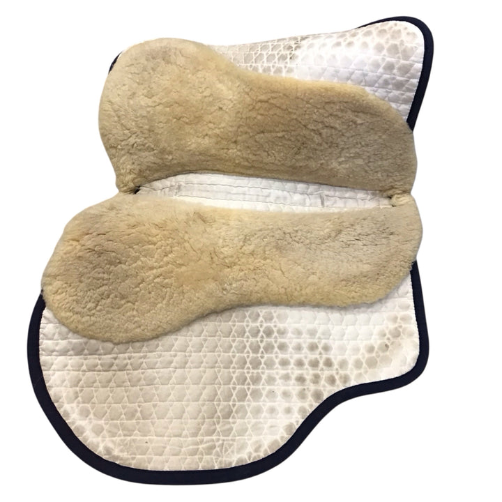 Mattes Medium Jump Pad w/ Rear and Front Trim White w/ Blue Trim Used