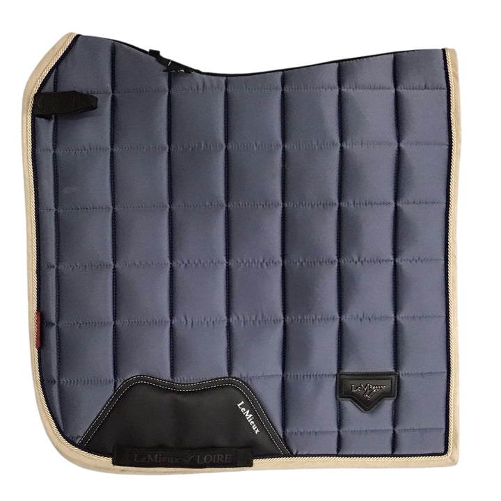 LeMieux Loire Large Dressage Saddle Pad Atlantic Blue Used - H