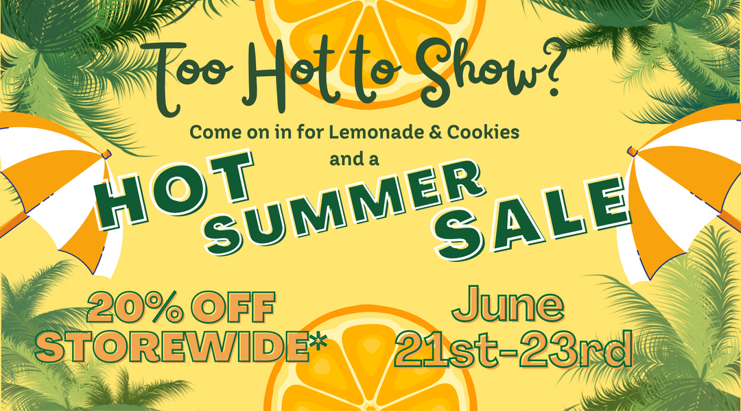 Hot Summer Sale - 20% off in-store & online!