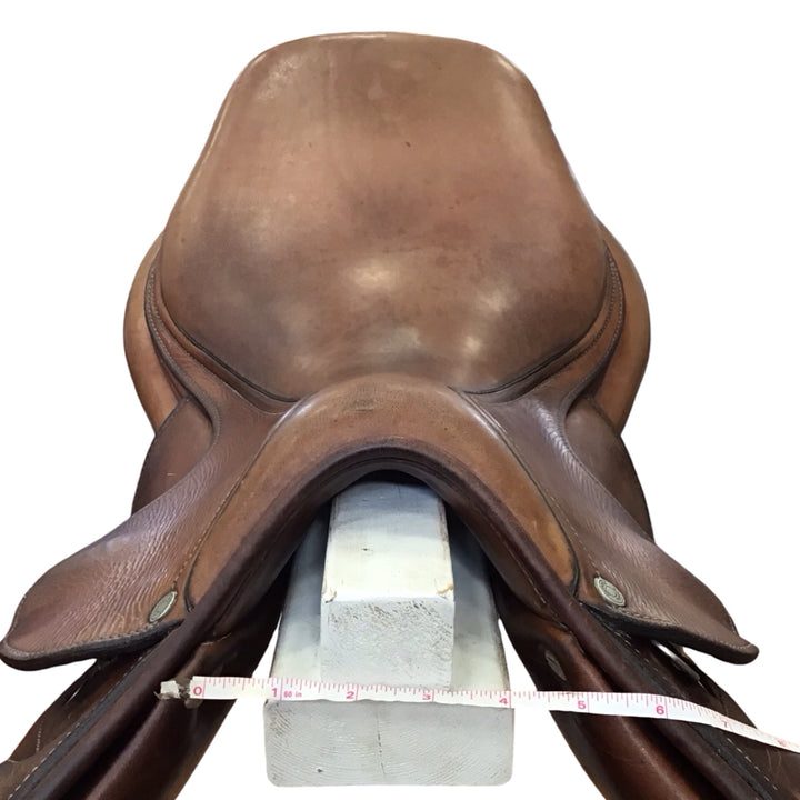 17.5" Antares Monoflap Medium/Wide Used Hunter/Jumper Saddle - H