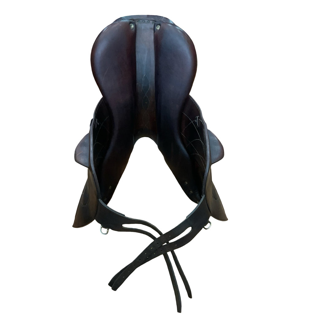 17.5" Antares Monoflap Med/Wide Used Hunter/Jumper Saddle