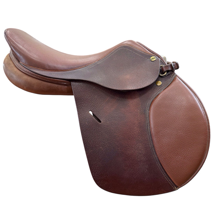 16" HDR Advantage Flocked Wide Used Childs Hunter/Jumper Saddle - H