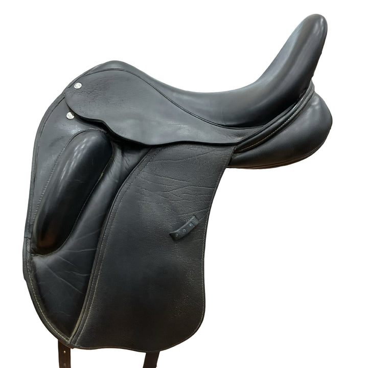 17.5" Custom Saddlery Wolfgang Solo II Narrow Used Dressage Saddle - H