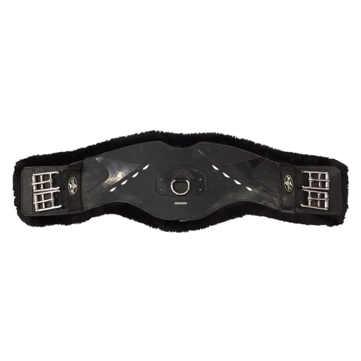 Professional Choice 22" Contoured Fleece Dressage Girth Black Used - H