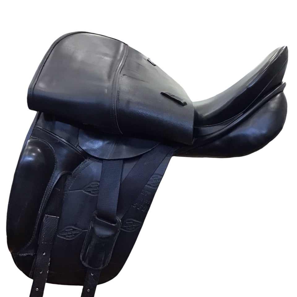17" HDR Wide Used Dressage Saddle - H