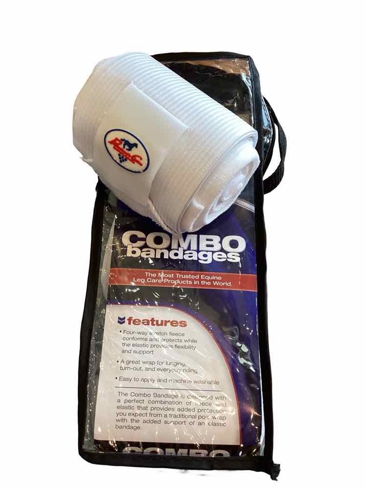 NEW full size white support polo wraps B