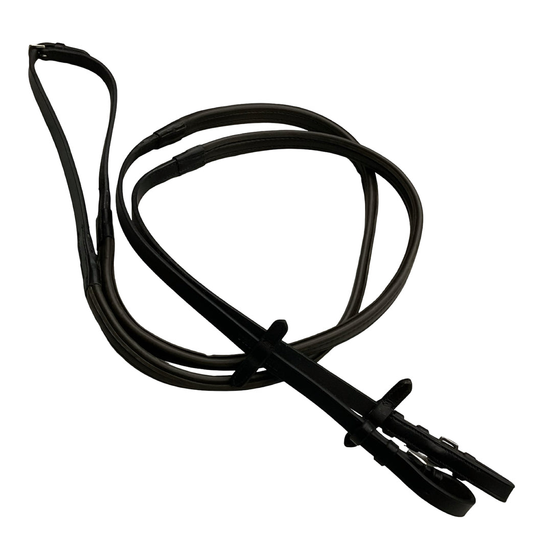 Thinline 60" Soft Grip Leather Reins Black Used