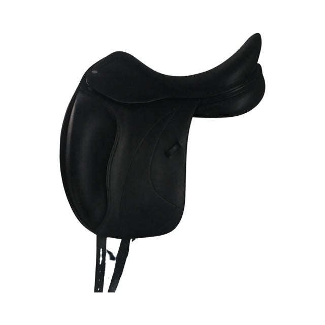 17.5" Equipe Elegance Medium Wide Tree Used Monoflap Dressage Saddle - C