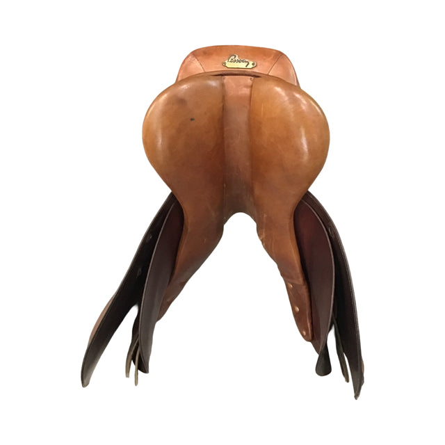 17" Pessoa Rodrigo Medium Tree Used Close Contact Saddle - C
