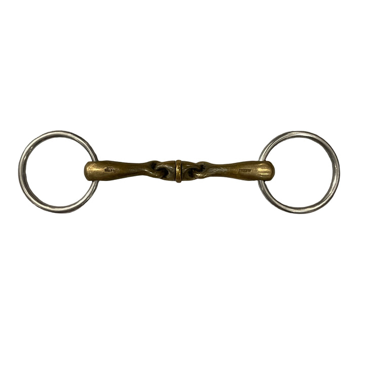 Herm Sprenger 5" WH Ultra Loose Ring Double Jointed Bit Used