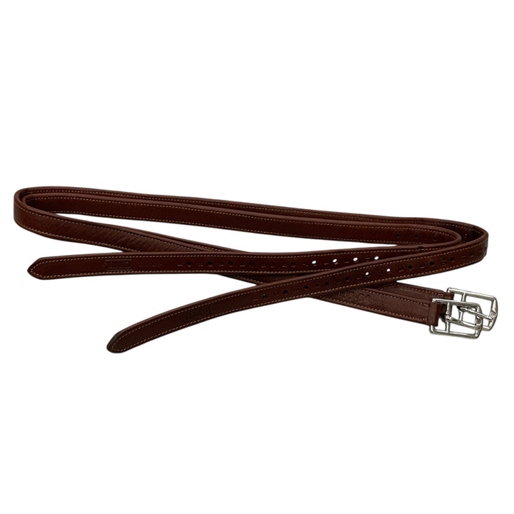 CWD 54" Nylon Lined Stirrup Leathers Brown Like New - H