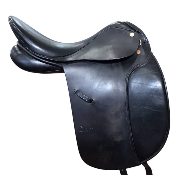 17" Dover Circuit Medium Used Dressage Saddle - H