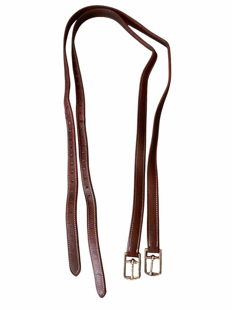 DEVOUCOUX 54" Samur Lined Stirrup Leathers USED B