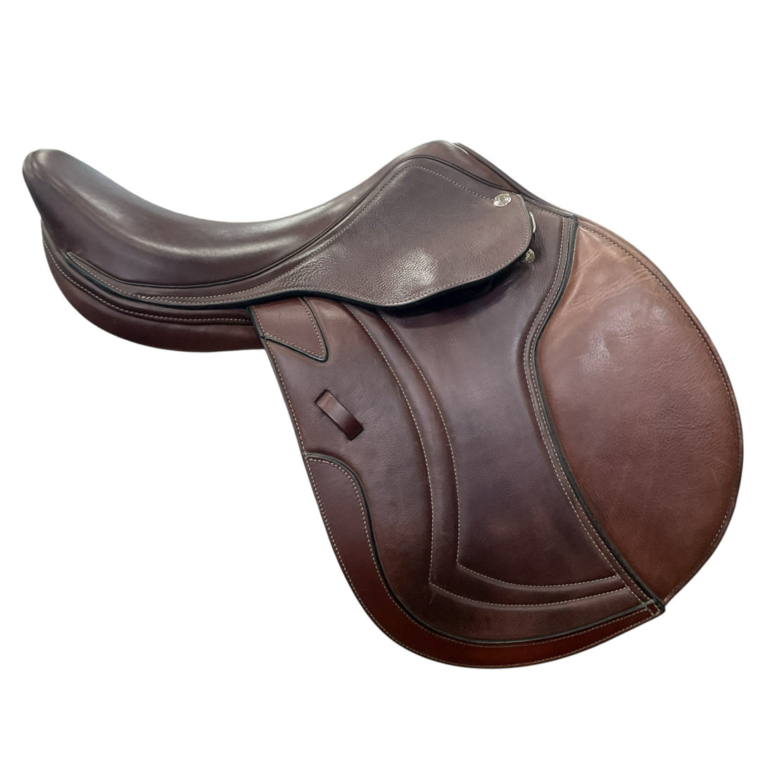 17" Dover Circuit Premier Wide Used Hunter/Jumper Saddle - H