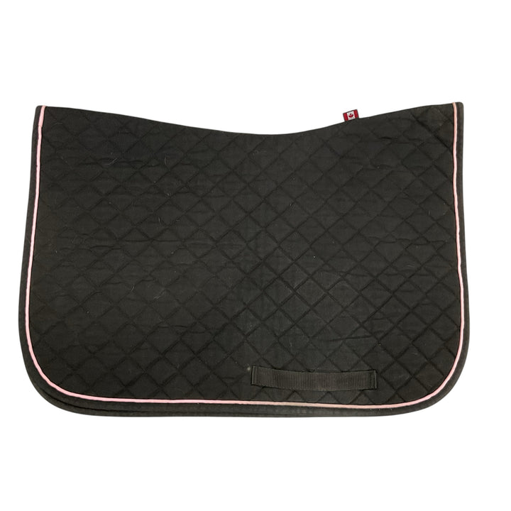 Ogilvy All Purpose Saddle Pad Black/Pink Used - H