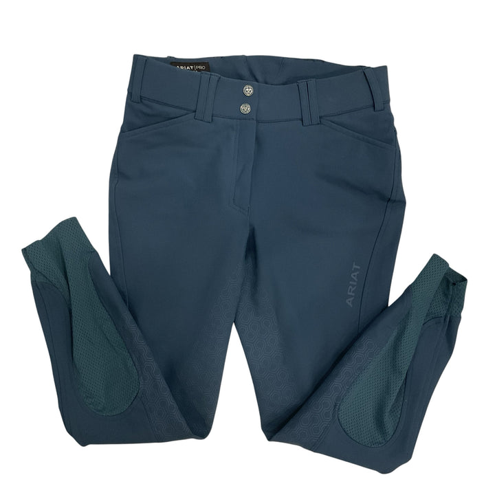 Ariat Women's 28 Tri Factor Full Seat Schooling Breech Blue Used - H