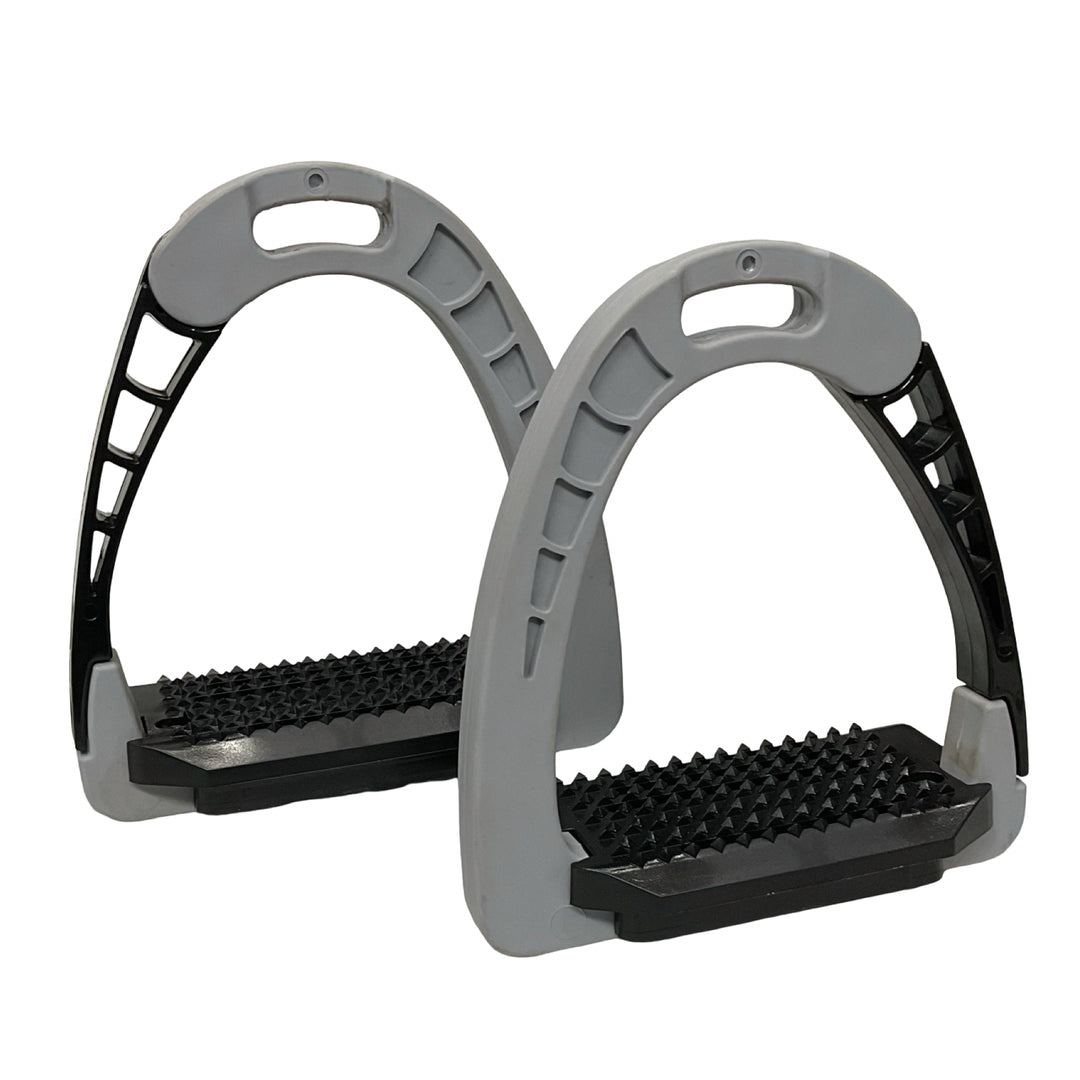 Equestro 4" New Edition Junior Safety Stirrup Grey/Black Used