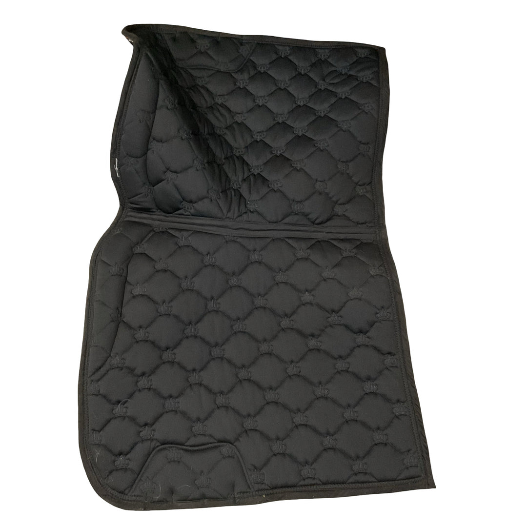 Royal Equestrian Quilted w/ Bling Saddle Pad Black Used