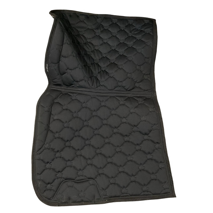 Royal Equestrian Quilted w/ Bling Saddle Pad Black Used