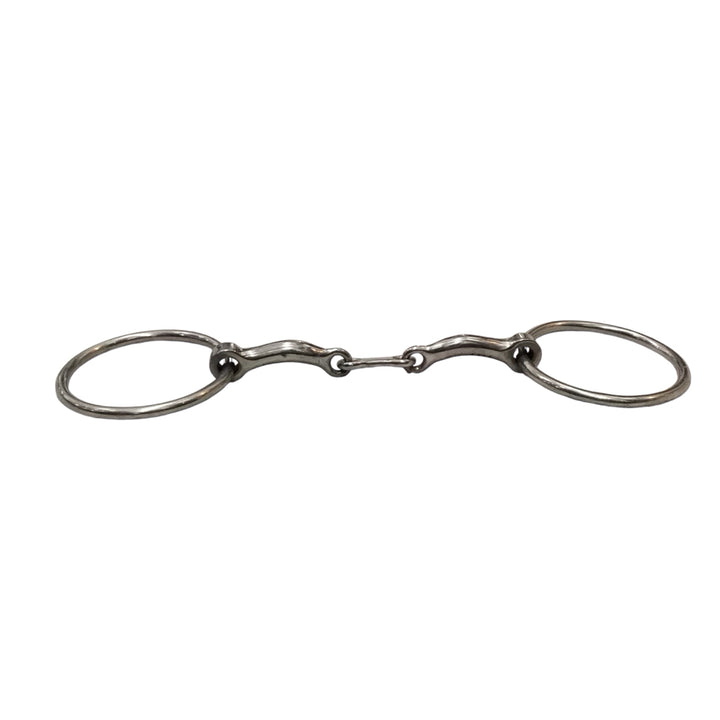 5" Myler French Link MB10 Loose Ring Snaffle Used - H