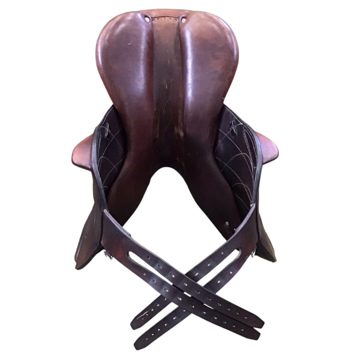 17.5" Antares Monoflap Medium/Wide Used Hunter/Jumper Saddle - H