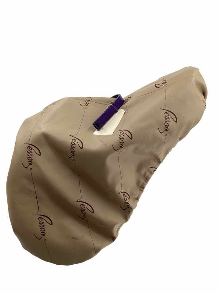 17" Pessoa Gex X XCH used close contact saddle had cover and purple tree B