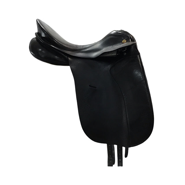 17.5" Karl Niedersuss Allegro Medium Tree Used Dressage Saddle - C