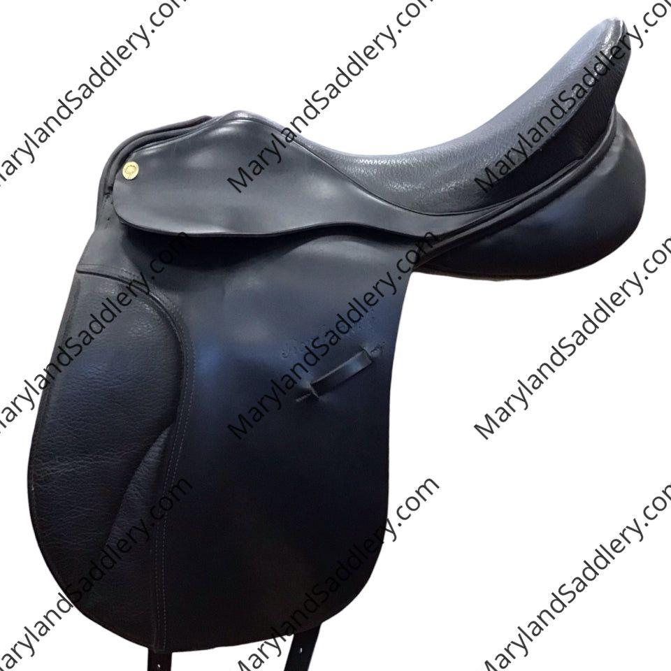 18.5" Rembrandt Integra Adjustable Used Dressage Saddle - H