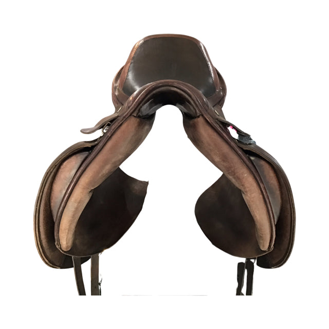 18" A.J. Foster Lauriche Medium Wide Tree Used Dressage Saddle - C