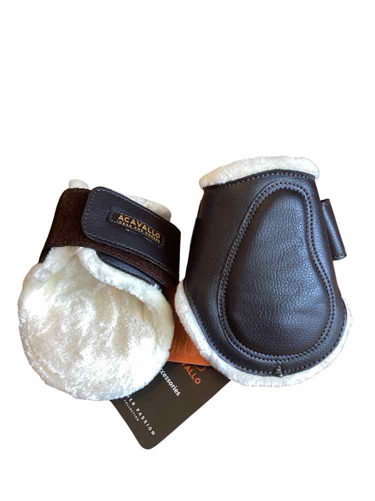 Acavallo new black with fleece ankle boot full size