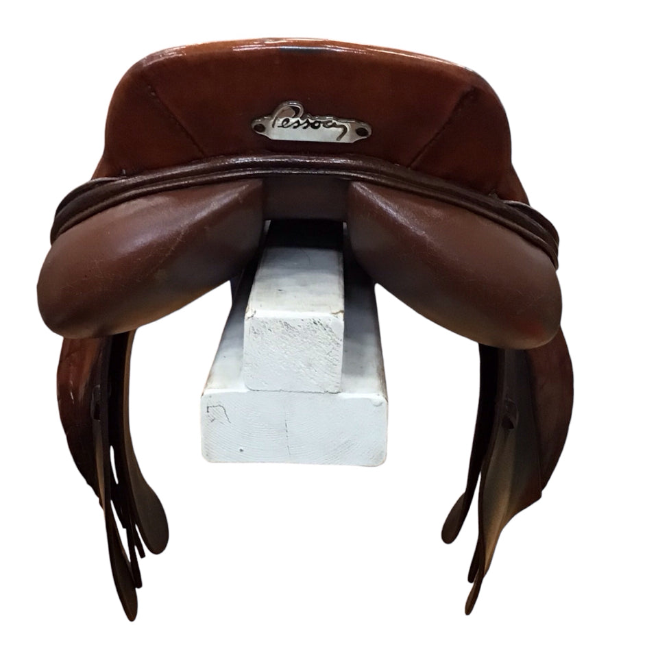 16.5" Pessoa Rodrigo Wide Used Hunter/Jumper Saddle - H