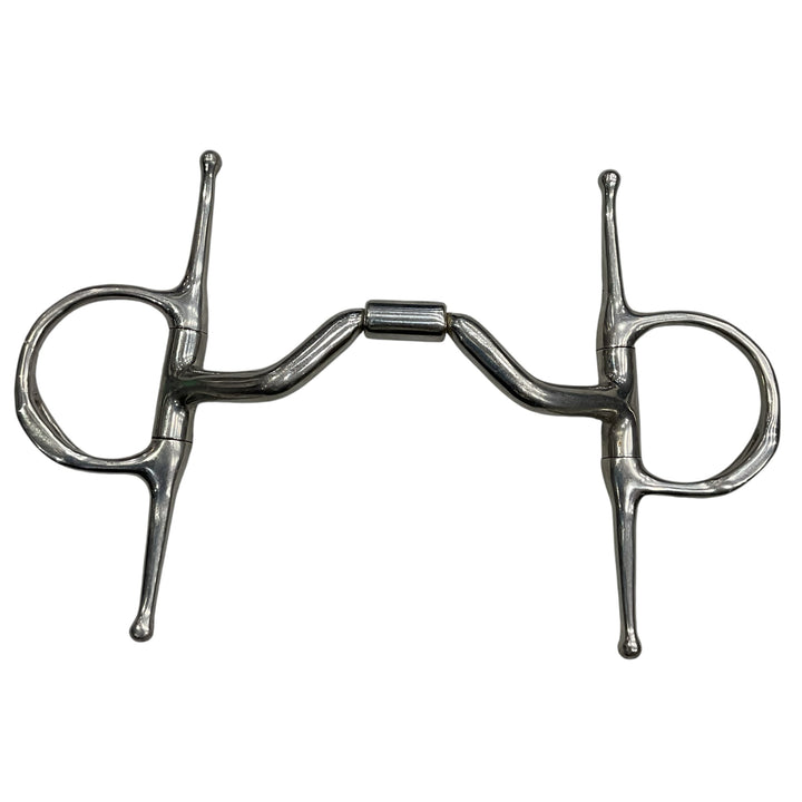 Myler 5" Full Cheek Ported Snaffle With Hooks Used - H