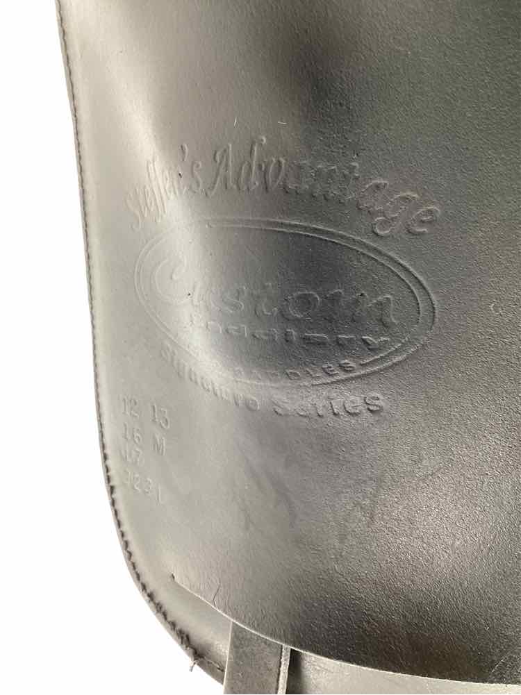 17" Custom Saddlery used dressage saddle B