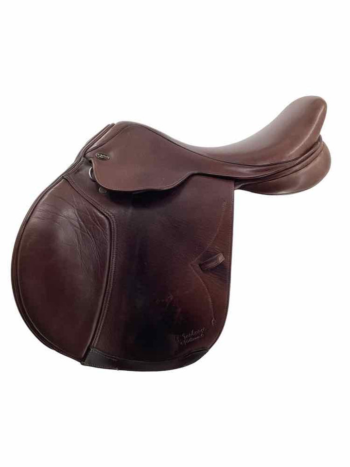17.5" M Toulouse Jeninne adjustable tree wool flocked used close contact saddle