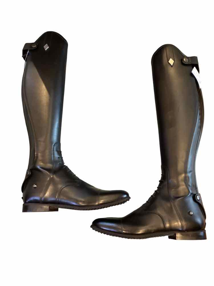 FABBRI WOMEN SHOE SIZE 43 BLACK RIDING BOOTS