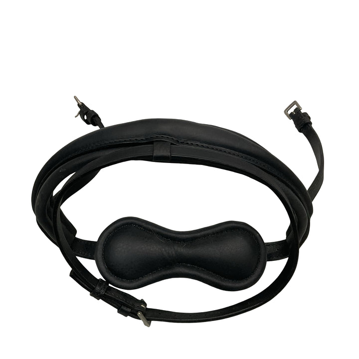 Stubben Padded Flash Noseband Horse Black Used - H