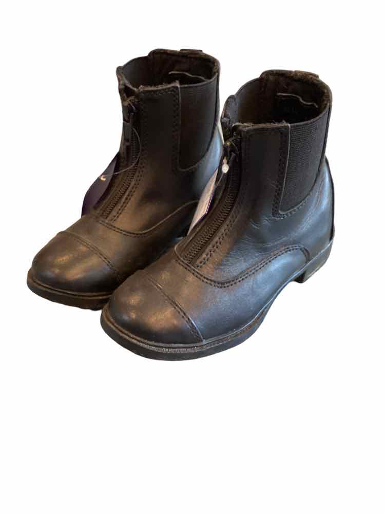 TUFF RIDER CHILD SHOE SIZE 10 BLACK PADDOCK BOOTS